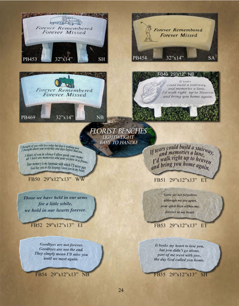 2020 pg24 Sympathy Plaques